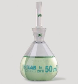 Pycnometers, Borosilicate glass 3.3., calibrated