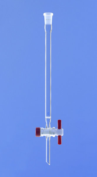 Chromatographic columns, PTFE stopcock, DURAN® tubing