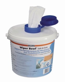 LLG-Dispenser system Wiper Bowl® Safe & Clean for cleaning tissues