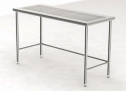 Cleanroom Tables with Perforated Worktop