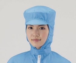 Hoods ASPURE, for cleanroom, Polyester, with protective cushioning