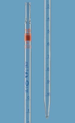 Graduated pipettes, Blaubrand®, partial delivery, blue graduations, type 1