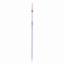 Graduated pipettes, Soda-lime glass, class AS , blue graduation, type 3