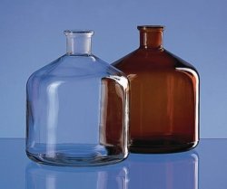 Spare reservoir bottles, glass