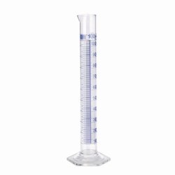 Measuring Cylinder, DURAN®, class A, Blue Graduation