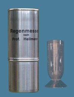 Rain gauge Prof. Hellmann, stainless steel