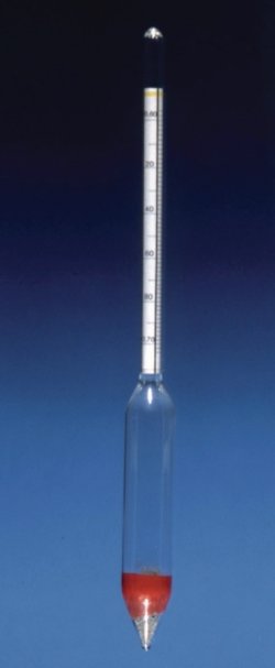 Hydrometers, density