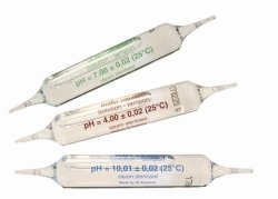 pH buffer solutions in ampoules, technical