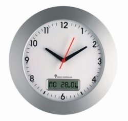 Radio controlled wall clock