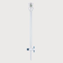 Chromatographic columns, PTFE- / or Valve Stopcock, borosilicate glass 3.3