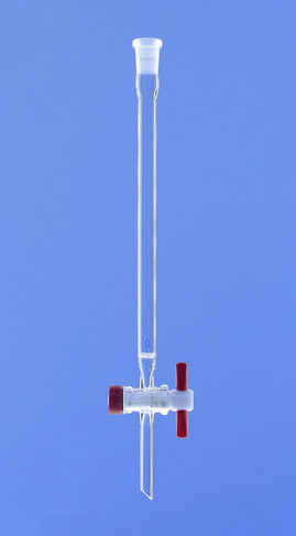 Chromatographic columns, PTFE stopcock, DURAN® tubing