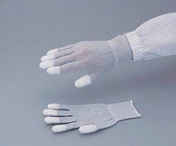 Conductive Gloves ASPURE,  Anti-static, grey, Nylon