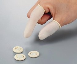 Finger cots ASPURE, anti-static, latex