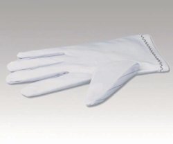 Gloves ASPURE, Microfiber, white