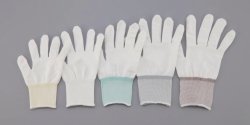 Undergloves white, polyester or nylon