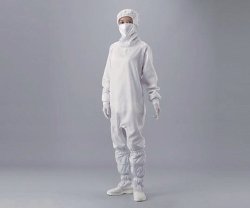 Overall for cleanroom ASPURE, polyester, with hood and mask