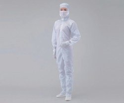 Overall for cleanroom ASPURE, polyester, with integrated hood