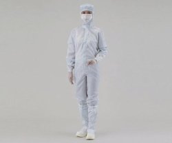 Overall for cleanroom ASPURE, polyester, with integrated hood