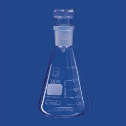 Iodine determination flasks, with and without collar, DURAN®