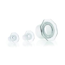 Ground joint stoppers, borosilicate glass 3.3, semi hollow