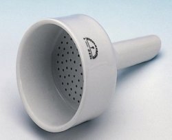 Buchner funnels, porcelain