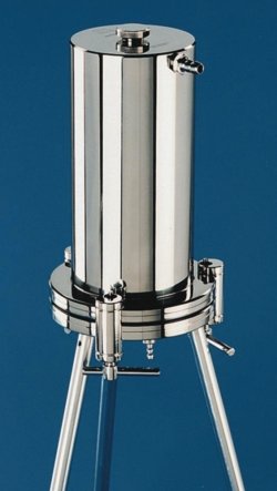 Pressure filter holder, stainless steel