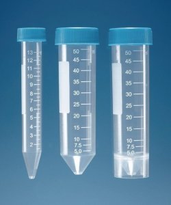 Centrifuge tubes with screw cap