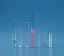 Disposable test tubes and centrifuge tubes