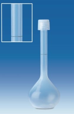 Volumetric flasks, PFA, class A, with screw cap