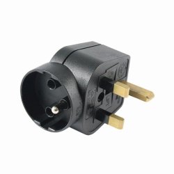 Adaptor plugs, Swiss and UK