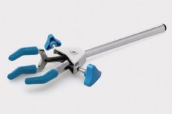 Clamps, retort, 3-prong, chromated steel