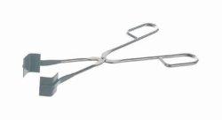 Flask tongs, 18/10 steel