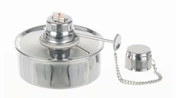 Spirit burner, 18/10 stainless steel