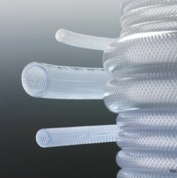 Fabric-reinforced tubing, PVC