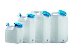 Wide-mouth jerrycans, HDPE