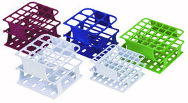 Test tube racks, OneRack®, POM, half size