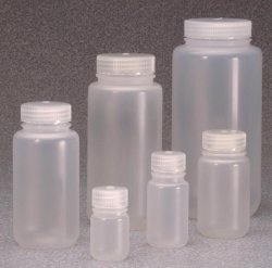 Wide-mouth bottle Nalgene™ Economy, PPCO, with screw cap, PP