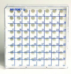 Microcentrifuge Tube Storage Boxes Nalgene™, Type 5055, PC