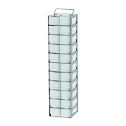 Chest freezer racks, classic, stainless steel, for boxes with 50 mm height