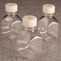 Media Bottles Nalgene™, PETG, square, with septum seal, Silicone / PTFE