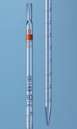 Graduated pipettes, Class AS, AR-glas®, blue graduation, type 2