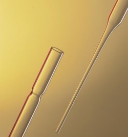 Pasteur pipettes, soda glass