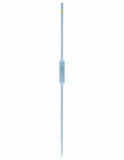 Volumetric Pipettes Volac FORTUNA®, Soda Lime Glass, Class AS, 2 marks, Blue Graduation