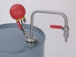 Solvent pump hand operated