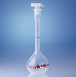 Volumetric flasks, plastic, Class B