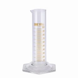 Measuring cylinders, DURAN®,  low form, class B, amber stain graduation