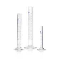 Measuring cylinders DURAN®, tall form, class A, blue graduations