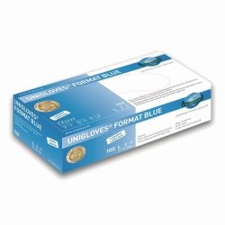 Disposable Gloves Format Blue, Nitrile