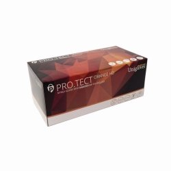 Disposable Gloves PRO.TECT Orange, Nitrile