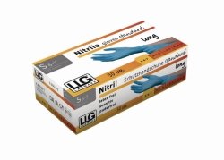 LLG-Disposable Gloves, standard long, Nitrile, Powder-Free